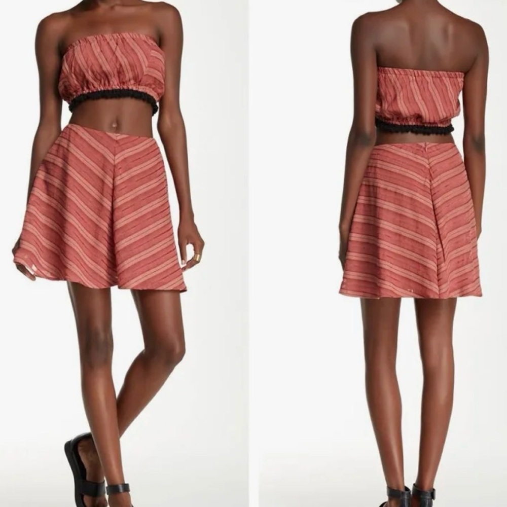For Love & Lemons Alessandra high waist striped skirt!